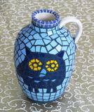 אגרטל ינשוף---נמכר--- Owl Vase 15X12