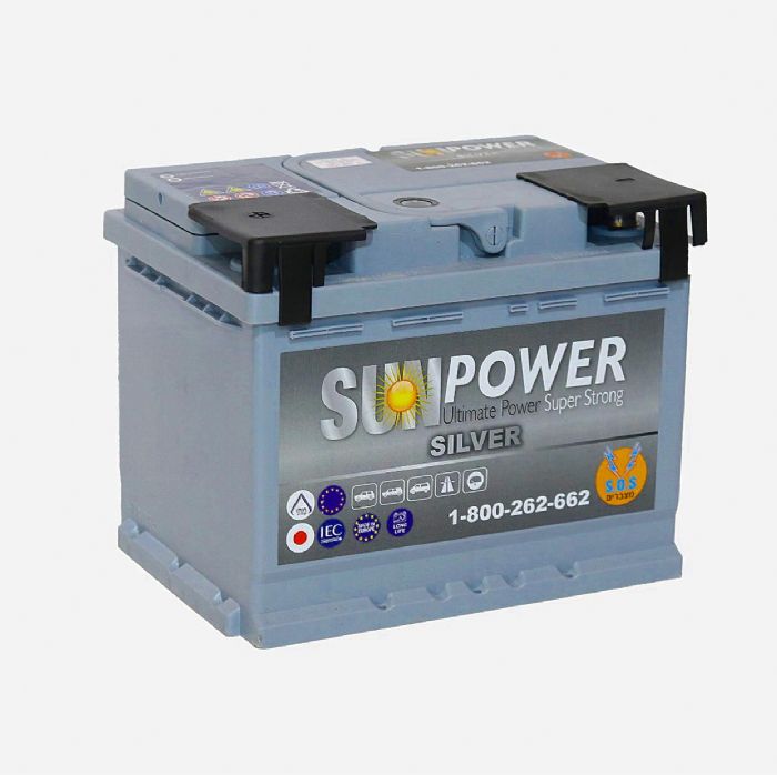 מצבר לרכב 50 אמפר SUN-POWER