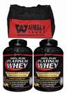 זוג אבקת חלבון 100% PURE PLATINUM WHEY