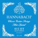 סט מיתרים לגיטרה קלאסית שחור HANNABACH Medium Tension HANE815