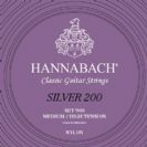 סט מיתרים לגיטרה קלאסית HANNABACH HANE900 MLT Silver 200