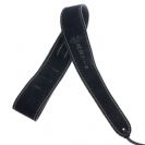 רצועה  לגיטרה שחורה מעור מרטין MARTIN 18A0016