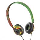זוג אוזניות + מקרופון וכפתור ווליום MARLEY HARAMBE RASTA EM-JH041-RA
