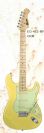 גיטרה חשמלית 3 סינגלים אומגה OMEGA EG-462MF-CRM CREAM MAPLE F.B