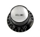 2 כפתורי לווילים אול פרטס ALL PARTS Black Volume Reflector Knobs PK-0184-023