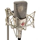 סט מיקרופון קונדנסר כסוף + שוקמאונט NEUMANN TLM 103 studio set