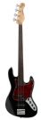 גיטרה בס פרטלס אקטיבית SADOWSKY 21 Fret Hyprid PJ Bass 4 BK SHP CHR FRETLESS