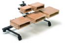 סט 5 תיבות הקשה מעץ כולל מעמד SONOR TT5 Table Templeblocks, without beater